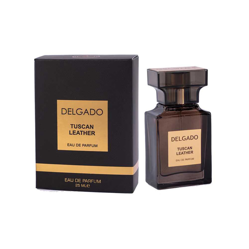 عطر جیبی مردانه دلگادو مدل توسکان لدر 25 میل